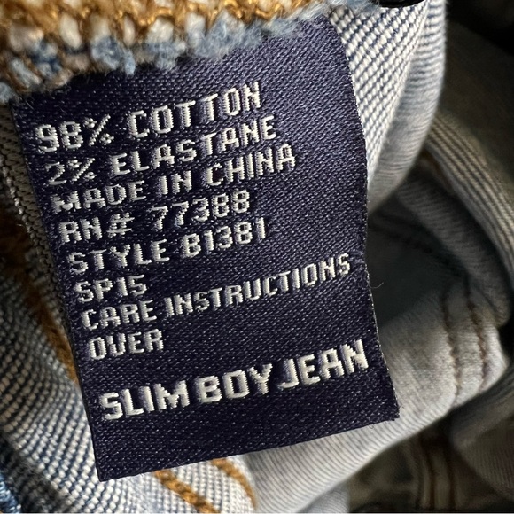 Madewell The Slim Boyjean Blue Denim Jeans Size 29 - Picture 11 of 15